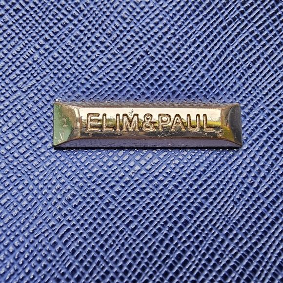 Elim and Paul Blue Cross Body Purse OS - Picture 2 of 11